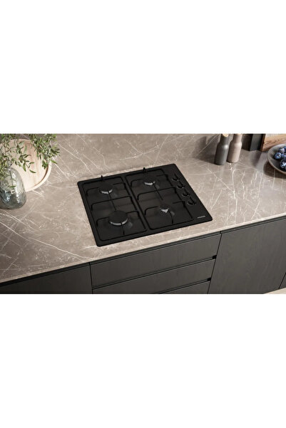 Siemens EO6C6PP30O Sert Cam Ankastre Ocak Siyah