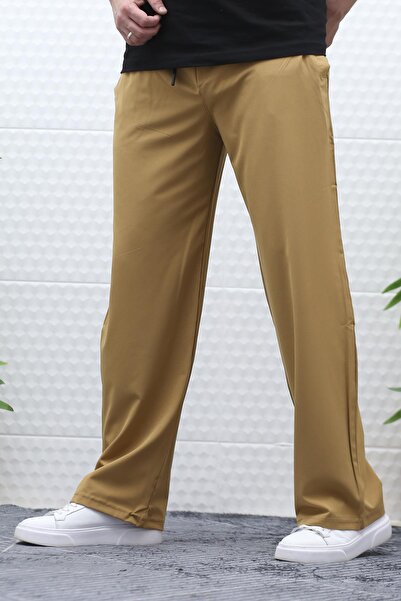 WAFRA Ανδρικό φαρδύ παντελόνι Lycra Παντελόνι από ύφασμα ίσιο αλεξίπτωτο