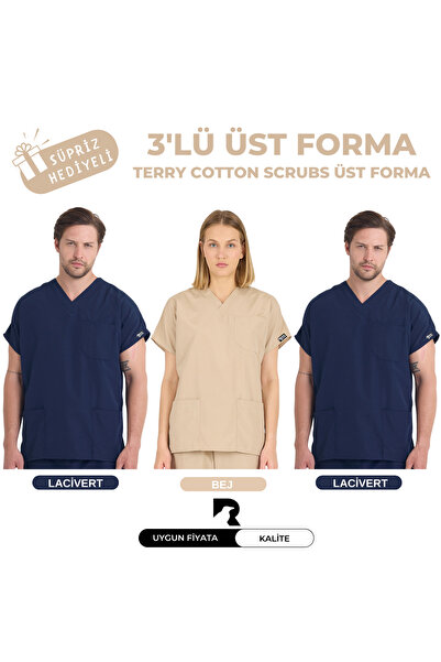 KARGA ÜNİFORMA 3-dijelni komplet uniforme unisex sa šišmiš rukavima za medici...