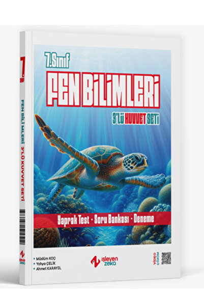 İŞLEYEN ZEKA İşleyen Zeka 7. Sınıf Fen Bilimleri 3 lü Kuvvet Serisi Seti