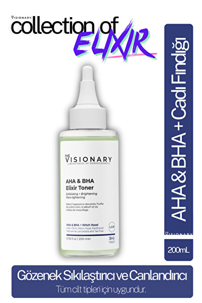 The Visionary AHA & BHA - Cadı Fındığı İçeren Gözenek Sıkılaştırıcı ve Canlan...