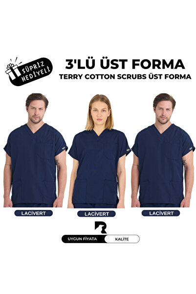KARGA ÜNİFORMA Set de 3 uniforme superioare - Set de uniforme unisex pentru a...