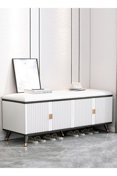 Raffine Modern Stylish Nordic Design Shoes Organizer Stand Shoe Change Stool Household Soft Cushion Footstoo