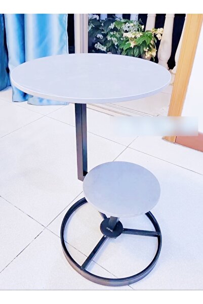 Raffine 2 Tier Multipurpose Modern Design Stylish Portable Side Table for Bedroom Home Offices 40 x 55 cm