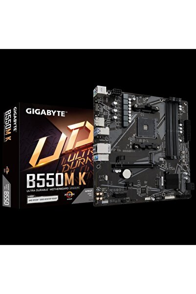 Gigabyte B550m K Ddr4 4733mhz(oc) Hdmı M.2 Dp Matx Am4