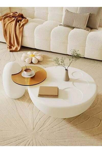 Raffine Set of 2 Multifunction Modern Luxury Design Coffee Table Set