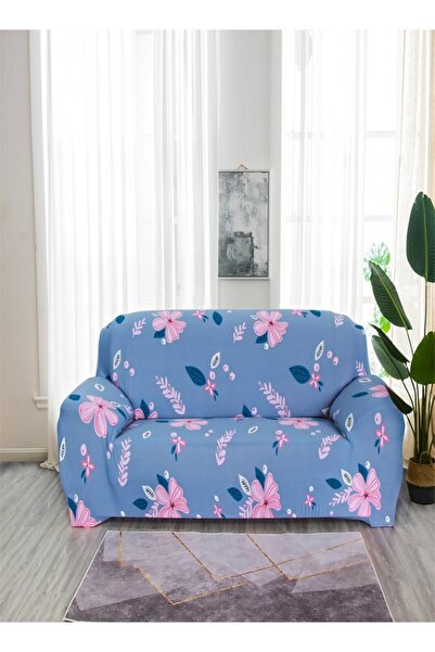 Raffine 3-Seater Exquisitely Floral Designed Wrinkle Free Anti-slip 360-degre...