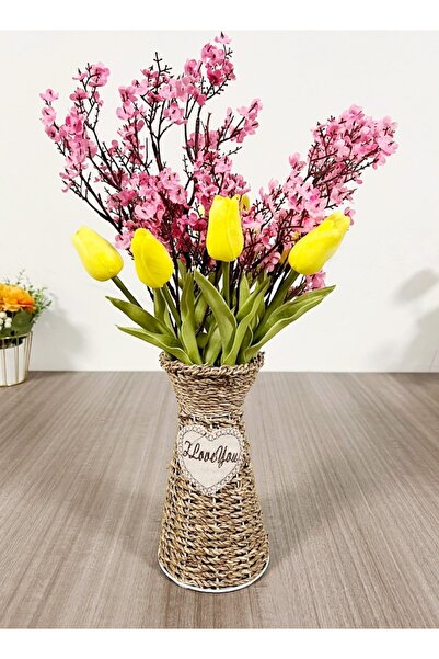 Raffine Wooden Flowers Nordic Style Vase