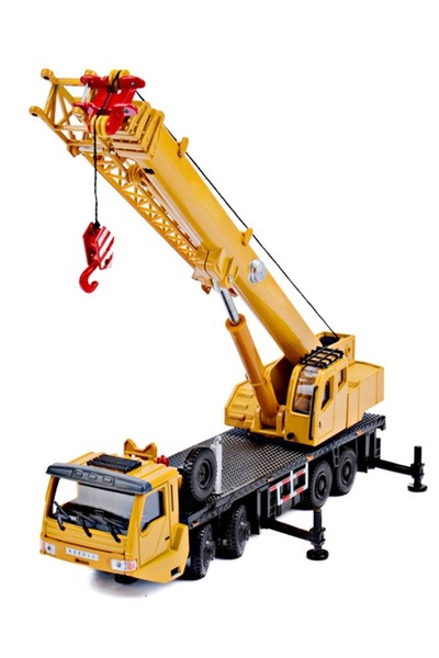 Raffine 1-Piece Durable Diecast Metal Alloy Engineering Hoist Lifter Crane Vehicles Machine Toy for Children