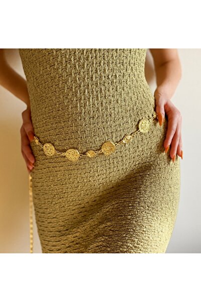 Asilce Çelik Takı BEL ZİNCİRİ