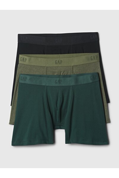 GAP Erkek Yeşil 3'lü Boxer Seti