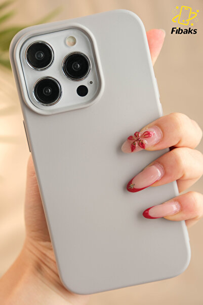 Fibaks Apple Iphone 14 Pro Max Uyumlu Kılıf Içi Kadife Lansman Silinebilir Re...