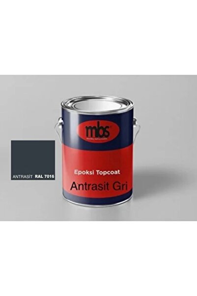 mbs kimya Epoksi Boya RAL7016 Antrasit Gri 2,5kg+1kg
