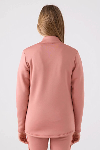 Kappa Zippered Pink Girls' Sweatshirt 32216Mw