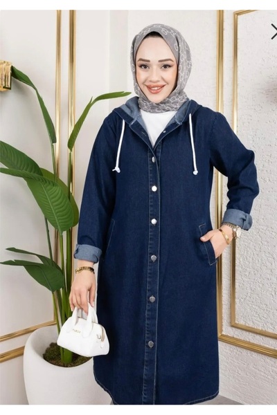 MissPul Găleată de blugi subțiri cu nasturi pentru femei Ferace