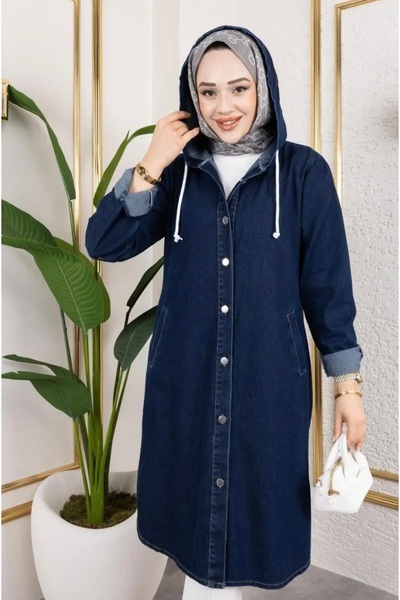 MissPul Găleată de blugi subțiri cu nasturi pentru femei Ferace