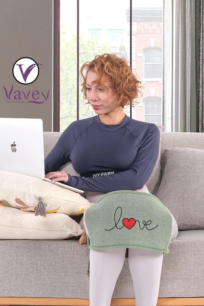 VAVEY Termojel Hediyeli Regl Kemer Sıcak Su Torbası Kemeri Yeşil Renk