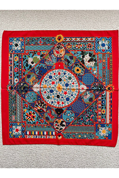 Rupen Kraft باندانا ساتان 45×50 سم، وشاح ساتان، إكسسوار حقيبة ساتان، باندانا ...