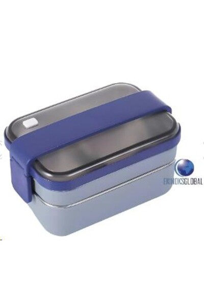 Vagonlife Lunch Box Steel Gray-Purple Nutrition Box-Lunch Box 1200 ml Bl20183