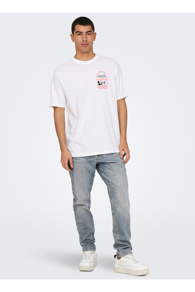Only & Sons Orta Bel Rahat Mavi Erkek Denim Pantolon ONSYOKE SMOKE BLUE 3161 ...