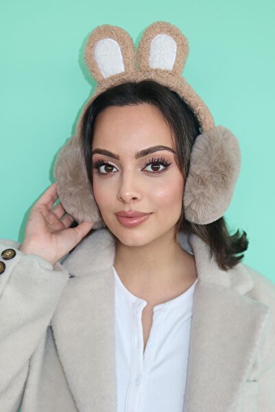 TAKIŞTIR Brown Plush Earmuffs