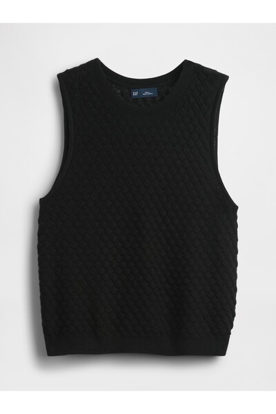 GAP Kadın Siyah Cashsoft Örgü Tank Top