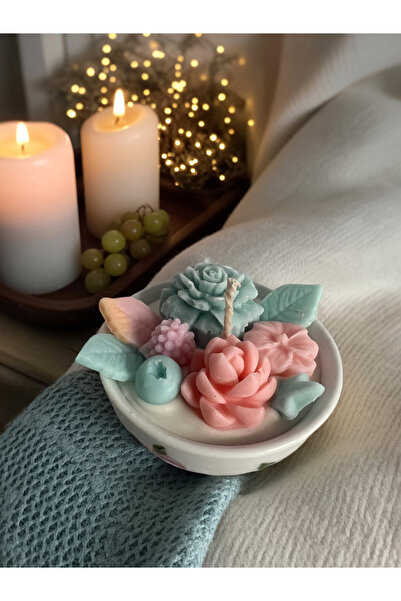 Bloom Mini Çiçek Bahçesi Mum