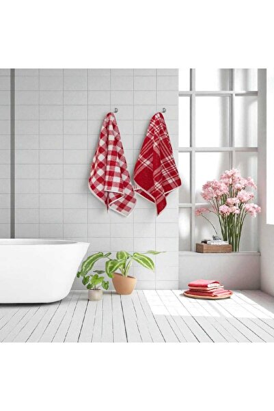 NikAr Home Cotton Towel Set 4-Piece Set 100% Cotton 70X130 / 50X80 Dimensions