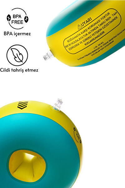 ELVENSE Çocuk Yüzme Kolluğu Seti (10-30 kg) – Pompalı + Taşıma Çantalı