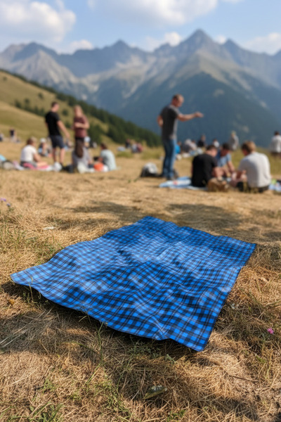 LIGHTINGHM 200x145 cm Kılıflı Su Geçirmez Piknik Örtüsü