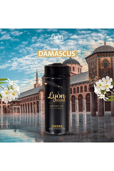 Lyon Scent زيت عطري (برائحة دمشق ١٧٠ مل) مصنوع من زيت نقي عالي الجودة، خالٍ م...
