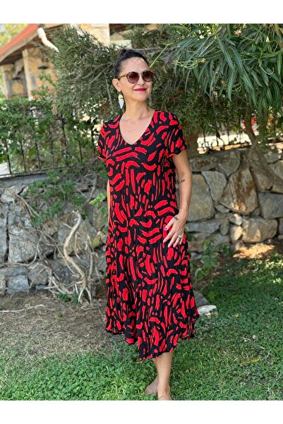 Punta Otantik FD17085 فستان فيسكوز فريدا