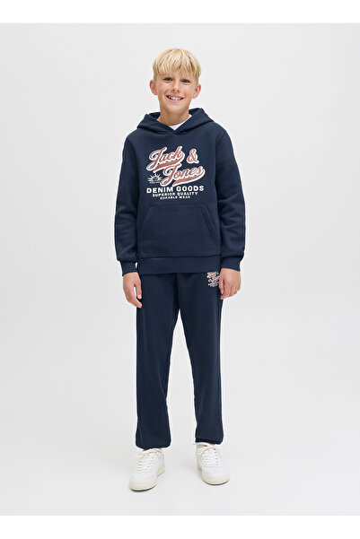 Jack & Jones Lastikli Paça Lacivert Erkek Çocuk Eşofman Altı 12279812