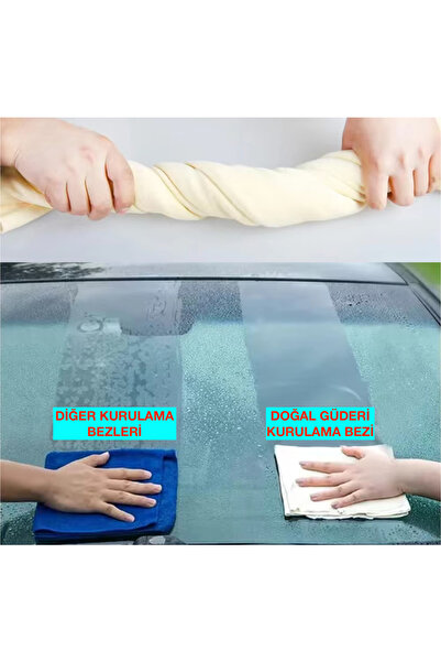 50x70 Mikrofiber Süper Emici Araba Yıkama Güderi Oto Ev mutfak Cam Temizlik Bezi