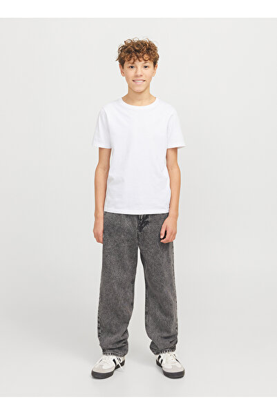 Jack & Jones Normal Bel Gri Erkek Çocuk Denim Pantolon 12279858