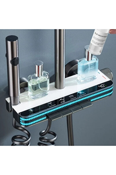 Sanlux Coloană de Duș LuxTherm – Afișaj Digital & LED pentru O Experiență Premium
