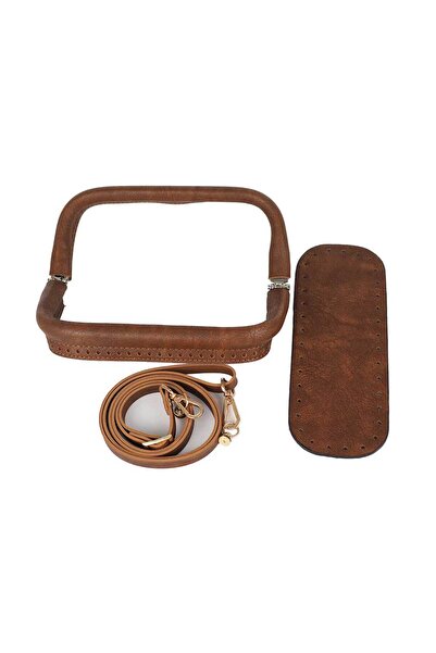 Ritzz Premium Quality Faux Leather Hidden Purse Set 25 cm - Tan