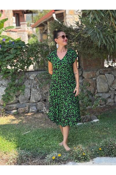 Punta Otantik Pss12223 Viscose Magic Dress