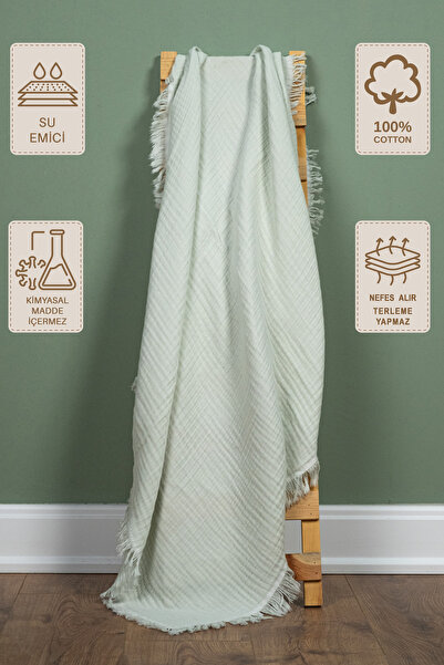 Lamonde 100X110 cm 4 Layer 100% Cotton Children's Muslin Blanket