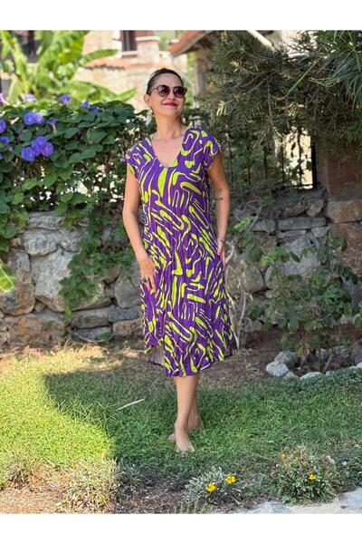 Punta Otantik PSS12224 فستان فيسكوز سحري