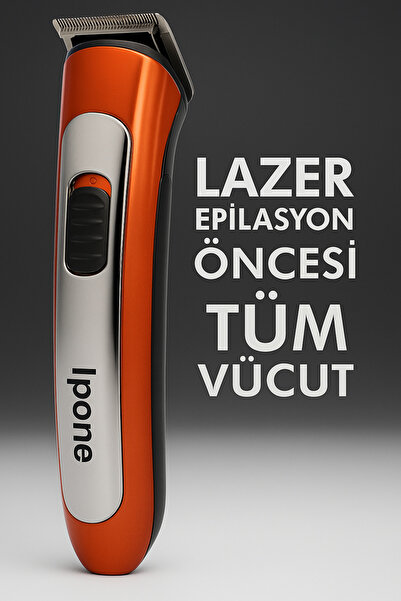 Ipone 607 Lazer Epilasyon Öncesi Tıraş Makinesi Sakal Ense Tüy Alma Tıraş