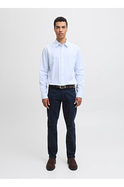 Jack & Jones Normal Bel Dar Lacivert Erkek Denim Pantolon 12279182_JPSTGLENN ...