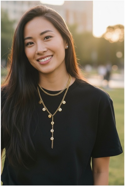 derokas Paslanmaz Çelik Altın Kaplama Pul Harfli İsimli Y Kolye Zarif Şık Tre...