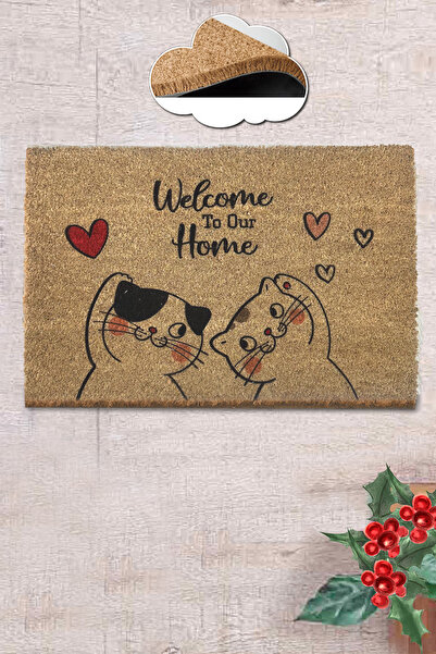 Chilai Home Coco Burrow 40 x 60 cm Kıl Paspas , iç ve dış kapı paspası