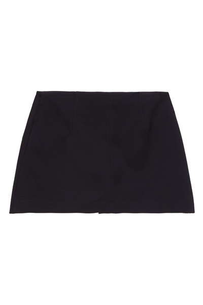 Fabrika Siyah Kadın Normal Şort Etek F5WL-ETK0068