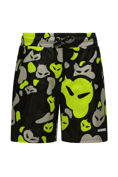 SuperRebel Super Rebel Sarı Erkek Çocuk Mayo R501-6601-Bay all over print on coo