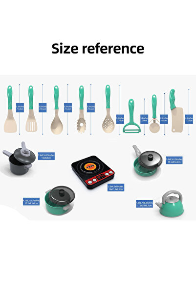 Choice مجموعة ألعاب مطبخ ملونة مكونة من 28 قطعة مع ألعاب تقطيع الفاكهة والخضروات وأدوات الطبخ واللعب التظاهري