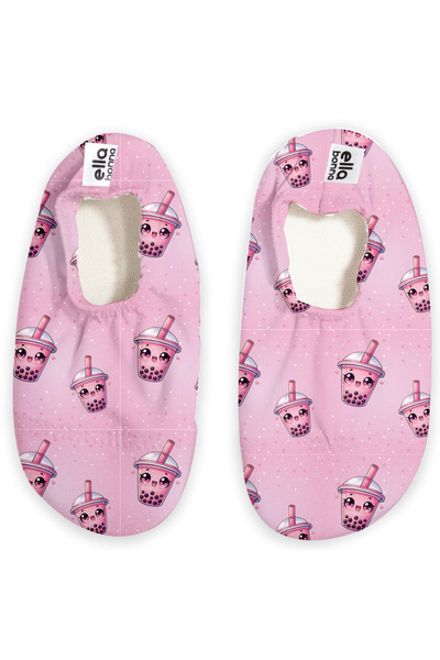 Ella Bonna Non-Slip Sole, Unisex Baby, Children's Sea Shoes, Pool Booties, Powder Tea