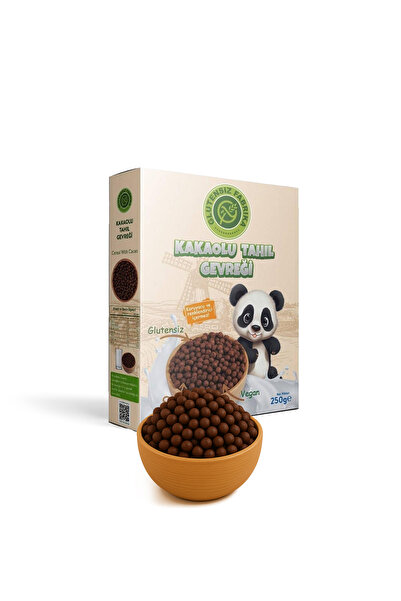 GLUTENSİZ FABRİKA Glütensiz Kakaolu Tahıl Gevreği 250 G