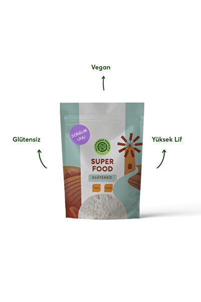 GLUTENSİZ FABRİKA Glütensiz Sorgum Unu 500 G